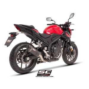 SC Project para HONDA CBR500R (2024 - 2026) - Escape Oval carbono