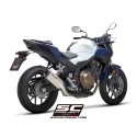 SC Project para HONDA CBR500R (2019 - 2020) - Euro 4 - Escape SC1-M titanio