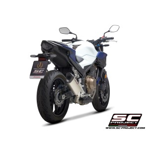 SC Project para HONDA CBR500R (2019 - 2020) - Euro 4 - Escape SC1-M titanio