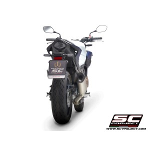 SC Project para HONDA CBR500R (2019 - 2020) - Euro 4 - Escape SC1-M titanio