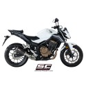 SC Project para HONDA CBR500R (2017 - 2018) - Escape Oval carbono