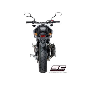 SC Project para HONDA CBR500R (2017 - 2018) - Escape Oval carbono