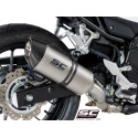 SC Project para HONDA CBR500R (2017 - 2018) - Escape Oval titanio