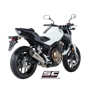 SC Project para HONDA CBR500R (2017 - 2018) - Escape Conic titanio