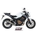 SC Project para HONDA CBR500R (2017 - 2018) - Escape Conic titanio