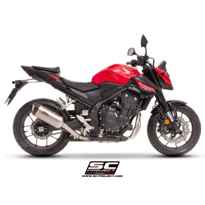 SC Project para HONDA CB500 Hornet (2024 - 2026) - Escape SC1-S titanio