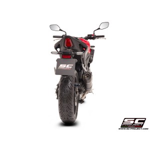 SC Project para HONDA CB500 Hornet (2024 - 2026) - Escape Oval carbono