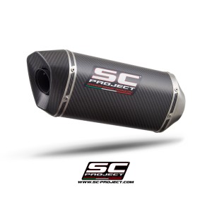 SC Project para HONDA CB500 (2019 - 2020) - F - X - Euro 4 - Escape SC1-M carbono