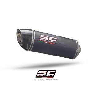 SC Project para HONDA CB500 (2019 - 2020) - F - X - Euro 4 - Escape Oval carbono