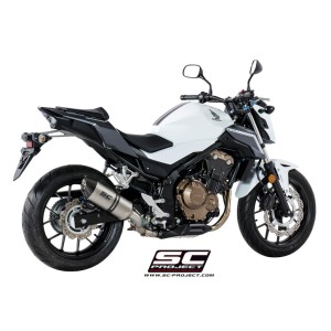 SC Project para HONDA CB500 (2017 - 2018) - X - F - Escape Oval titanio