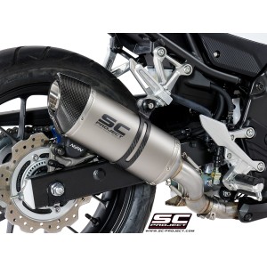 SC Project para HONDA CB500 (2017 - 2018) - X - F - Escape Oval titanio