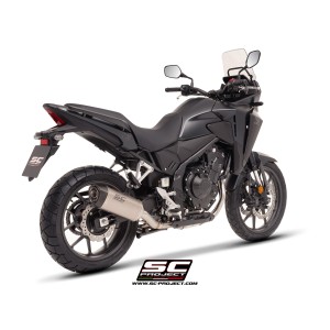 SC Project para HONDA NX500 (2024 - 2026) - Escape SC1-S titanio