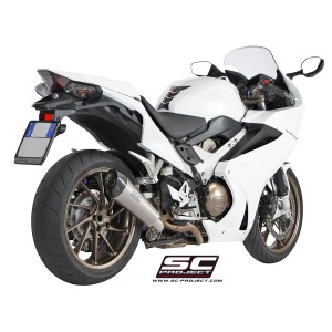 SC Project para HONDA VFR800F (2014 - 2016) - Escape Conic titanio