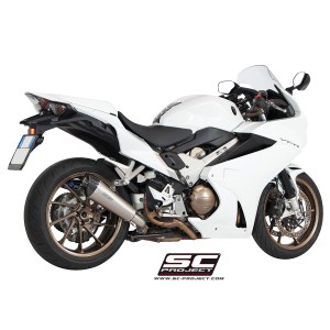 SC Project para HONDA VFR800F (2014 - 2016) - Escape Conic titanio