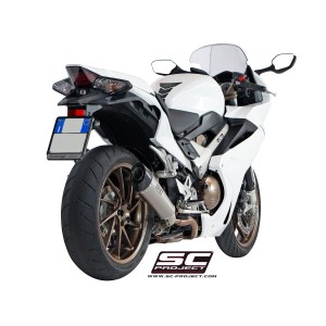 SC Project para HONDA VFR800F (2014 - 2016) - Escape Conic titanio