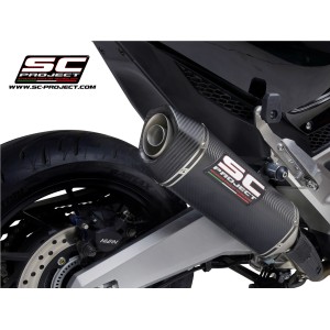 SC Project para HONDA FORZA 750 (2021 - 2024) - Escape SC1-S carbono