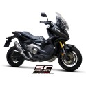SC Project para HONDA X-ADV 750 (2021 - 2024) - Escape SC1-S carbono