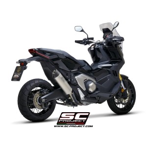 SC Project para HONDA X-ADV 750 (2021 - 2024) - Escape Oval titanio