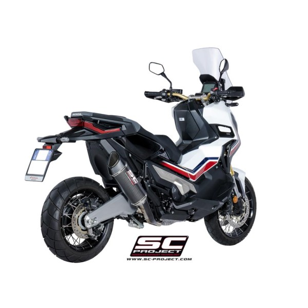 SC Project para HONDA X-ADV 750 (2017 - 2020) - Escape SC1-R carbono
