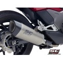 SC Project para HONDA INTEGRA 750 DCT (2016 - 2020) - SPORT - Escape SC1-R titanio