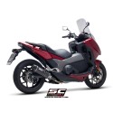 SC Project para HONDA INTEGRA 700 (2011 - 2013) - Escape Oval carbono