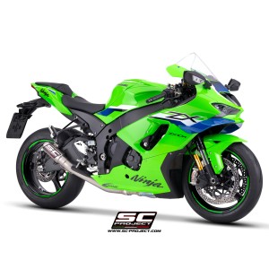 SC Project para KAWASAKI NINJA ZX-10R - RR (2026) - Escape CR-T titanio, supresor de catalizador