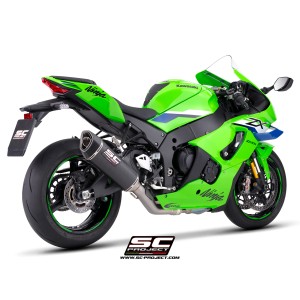 SC Project para KAWASAKI NINJA ZX-10R - RR (2026) - Escape SC1-R carbono, supresor de catalizador, 350 mm