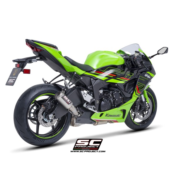 SC Project para KAWASAKI NINJA ZX-6R (2024 - 2026) - Escape CR-T titanio