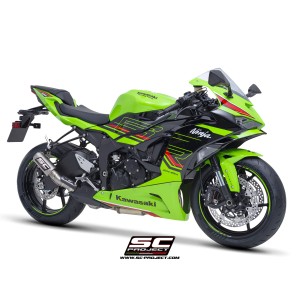 SC Project para KAWASAKI NINJA ZX-6R (2024 - 2026) - Escape CR-T titanio