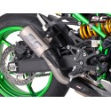 SC Project para KAWASAKI Z900 - Z900 A2 (2025 - 2026) - Escape CR-T titanio, con protector de talón y protección de fibra de car