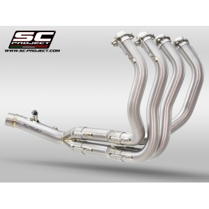 SC Project para KAWASAKI Z900 - Z900 A2 (2025 - 2026) - Colectores 4-2-1 acero inoxidable, compatibles con gama específica SC-Pr