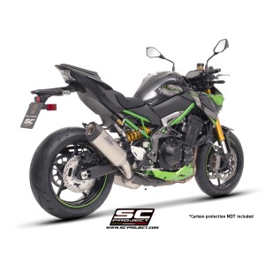 SC Project para KAWASAKI Z900 (2020 - 2024) - Euro 5 - Escape SC1-S titanio (SIN protector carbono)