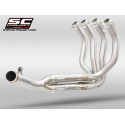 SC Project para KAWASAKI Z900 (2020 - 2024) - Euro 5 - Colectores 4-2-1 acero inoxidable, compatibles con gama específica SC-Pro