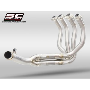 SC Project para KAWASAKI Z900 (2020 - 2024) - Euro 5 - Colectores 4-2-1 acero inoxidable, compatibles con gama específica SC-Pro
