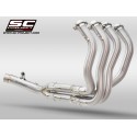 SC Project para KAWASAKI Z900 (2020 - 2024) - Euro 5 - Colectores 4-2-1 acero inoxidable, compatibles con gama específica SC-Pro