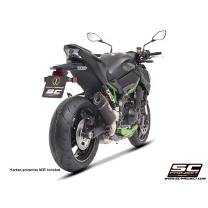 SC Project para KAWASAKI Z900 A2 (2020 - 2024) - Euro 5 - Escape SC1-S carbono (SIN protector carbono)