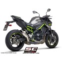 SC Project para KAWASAKI Z900 (2017 - 2019) - Euro 4 - Escape CR-T titanio, con malla antipiedras (SIN protector carbono)