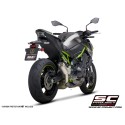 SC Project para KAWASAKI Z900 (2017 - 2019) - Euro 4 - Escape CR-T titanio, con malla antipiedras (SIN protector carbono)