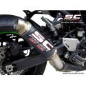 SC Project para KAWASAKI Z900 (2017 - 2019) - Euro 4 - Escape GP-M2 carbono