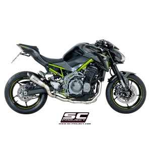 SC Project para KAWASAKI Z900 (2017 - 2019) - Euro 4 - Colectores 4-2-1 acero inoxidable, compatibles con gama específica SC-Pro