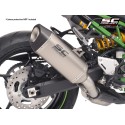 SC Project para KAWASAKI Z900 A2 (2017 - 2020) - Euro 4 - Escape SC1-S titanio (SIN protector carbono)