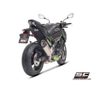 SC Project para KAWASAKI Z900 A2 (2017 - 2020) - Euro 4 - Escape SC1-R titanio