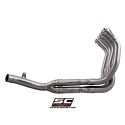 SC Project para KAWASAKI Z900 A2 (2017 - 2020) - Euro 4 - Colectores 4-2-1 acero inoxidable, compatibles con gama específica SC-