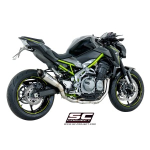 SC Project para KAWASAKI Z900 A2 (2017 - 2020) - Euro 4 - Colectores 4-2-1 acero inoxidable, compatibles con gama específica SC-