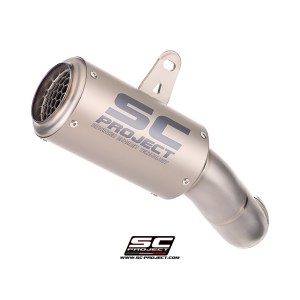 SC Project para KAWASAKI Ninja 1100SX - SE (2025 - 2026) - Escape CR-T titanio, con malla antipiedras