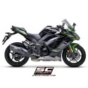 SC Project para KAWASAKI NINJA 1000 SX (2021 - 2024) - Euro 5 - Escape SC1-R titanio, negro mate