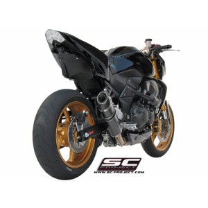 SC Project para KAWASAKI Z750 (2007 - 2014) - R - Escape Oval carbono