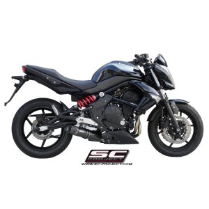 SC Project para KAWASAKI VERSYS (2007 - 2011) - Escape Oval carbono