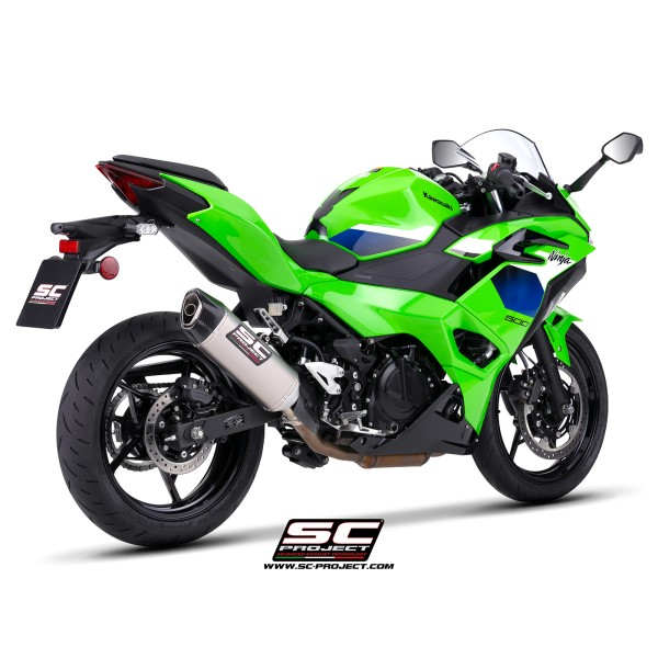SC Project para KAWASAKI Ninja 500 (2024 - 2026) - Escape SC1-X titanio