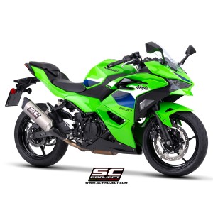 SC Project para KAWASAKI Ninja 500 (2024 - 2026) - Escape SC1-X titanio